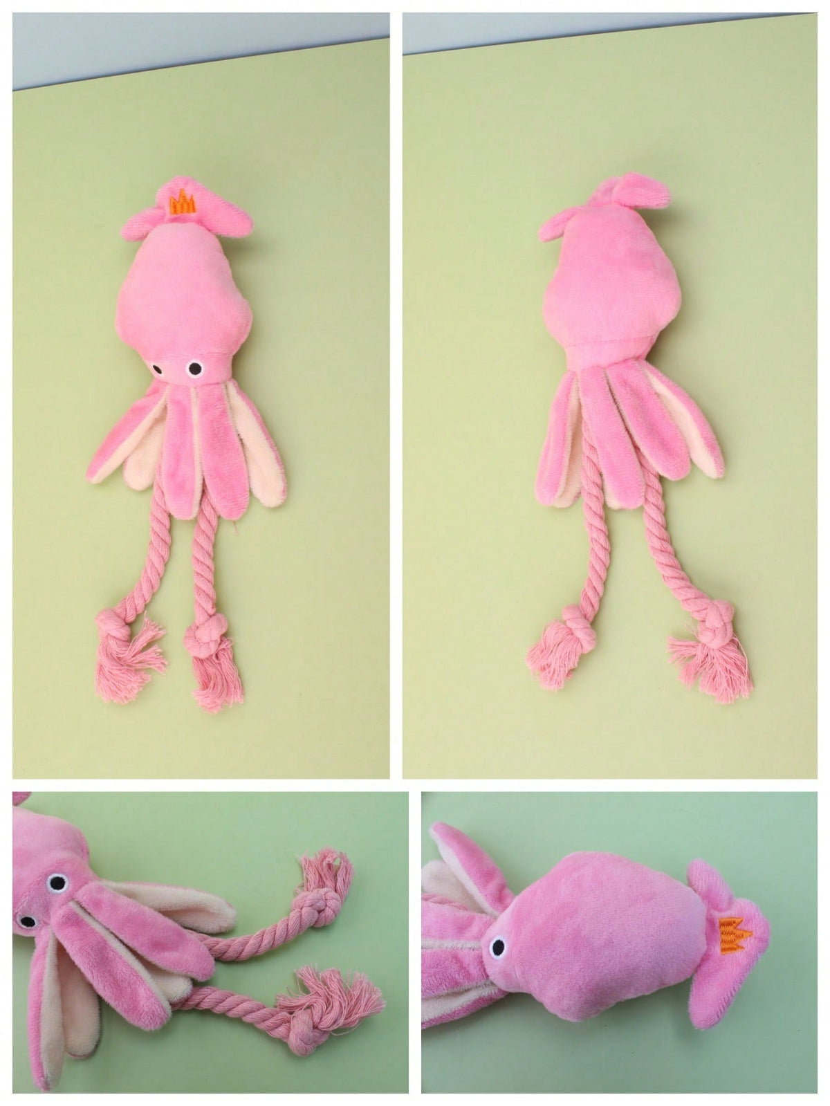 A New Dog Doll Octopus Plush Doll For Grinding Teeth And Cleaning, Suitable For Golden Retrievers, Teddy & Poodle Breeds, Pet Dolls For Entertainment Only